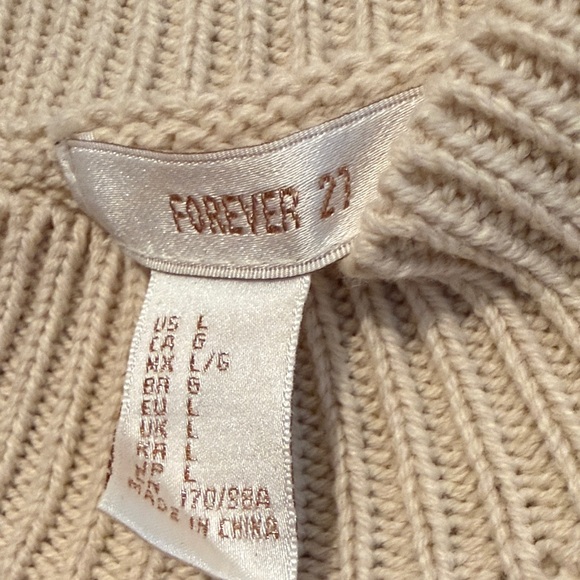 Cream Open-Knit Sweater - Picture 4 of 8